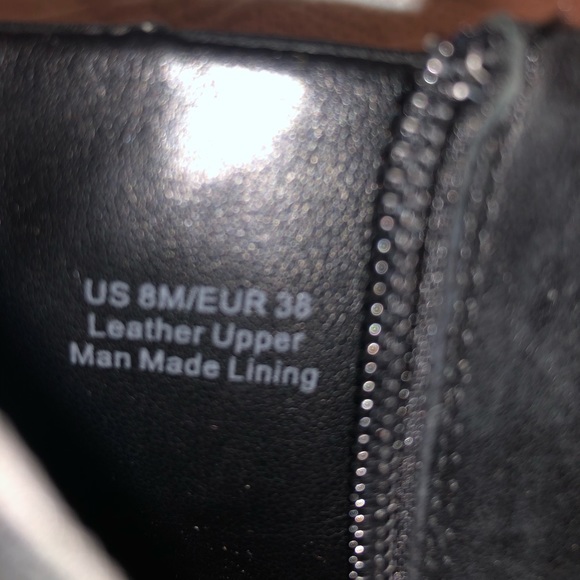 Black Leather Heeled Vintage Boots - Picture 3 of 3